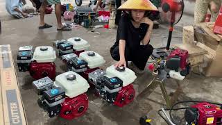 đầu máy - ống cần - máy xăng gắn xịt thuốc xe đẩy - zl 0963 433 907 🦀