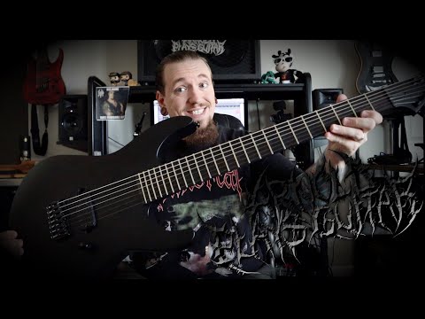 UNBIASED GEAR REVIEW - LTD M7-HT Baritone Black Metal 7-string Guitar