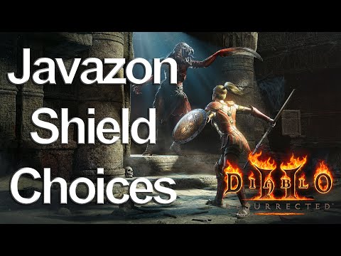 Diablo 2 Resurrected - Javazon Shield Choices (Stormshield vs Spirit vs Pheonix vs JMoD/JMoC)
