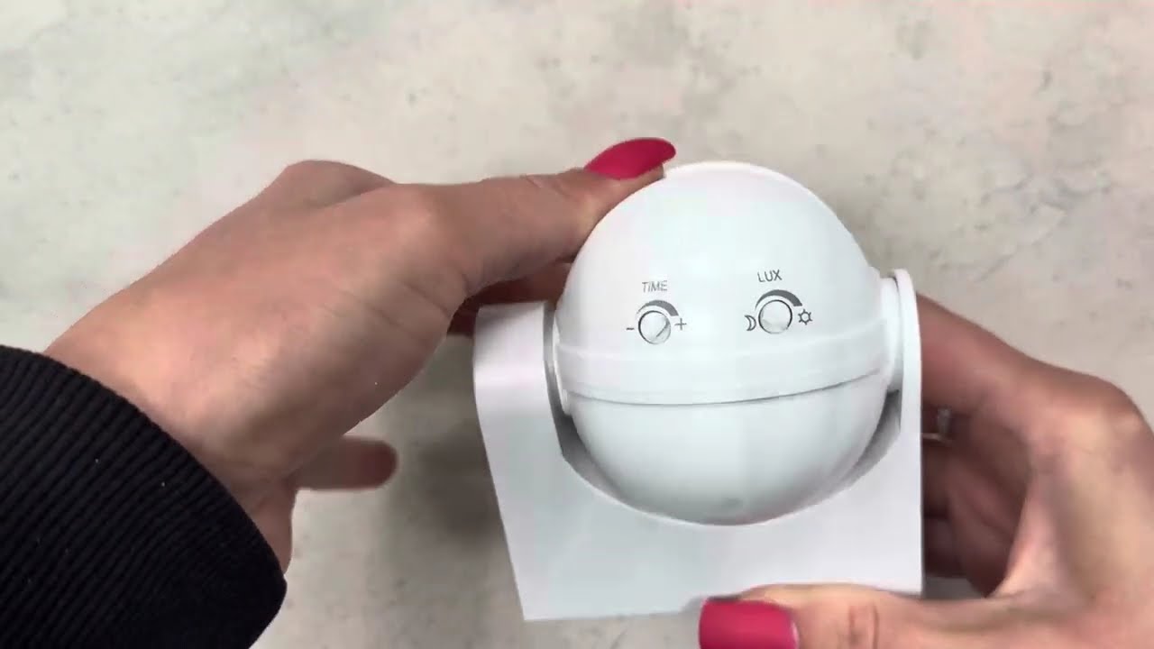 Датчик движения LUXEL MS-01W IP44 белый