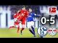 FC Schalke 04 vs. RB Leipzig I 0-5 I Nkunku's 4 Assists, Werner's Stunner & Great Schalke Fans