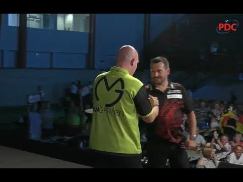 2018 Gibraltar Darts Trophy Quarter Final van Gerwen vs Clayton