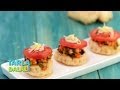 Cheese and Tomato Tarts by Tarla Dalal 