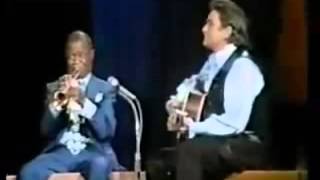 Louis Armstrong and Johnny Cash, Blue Yodel No 9   YouTube