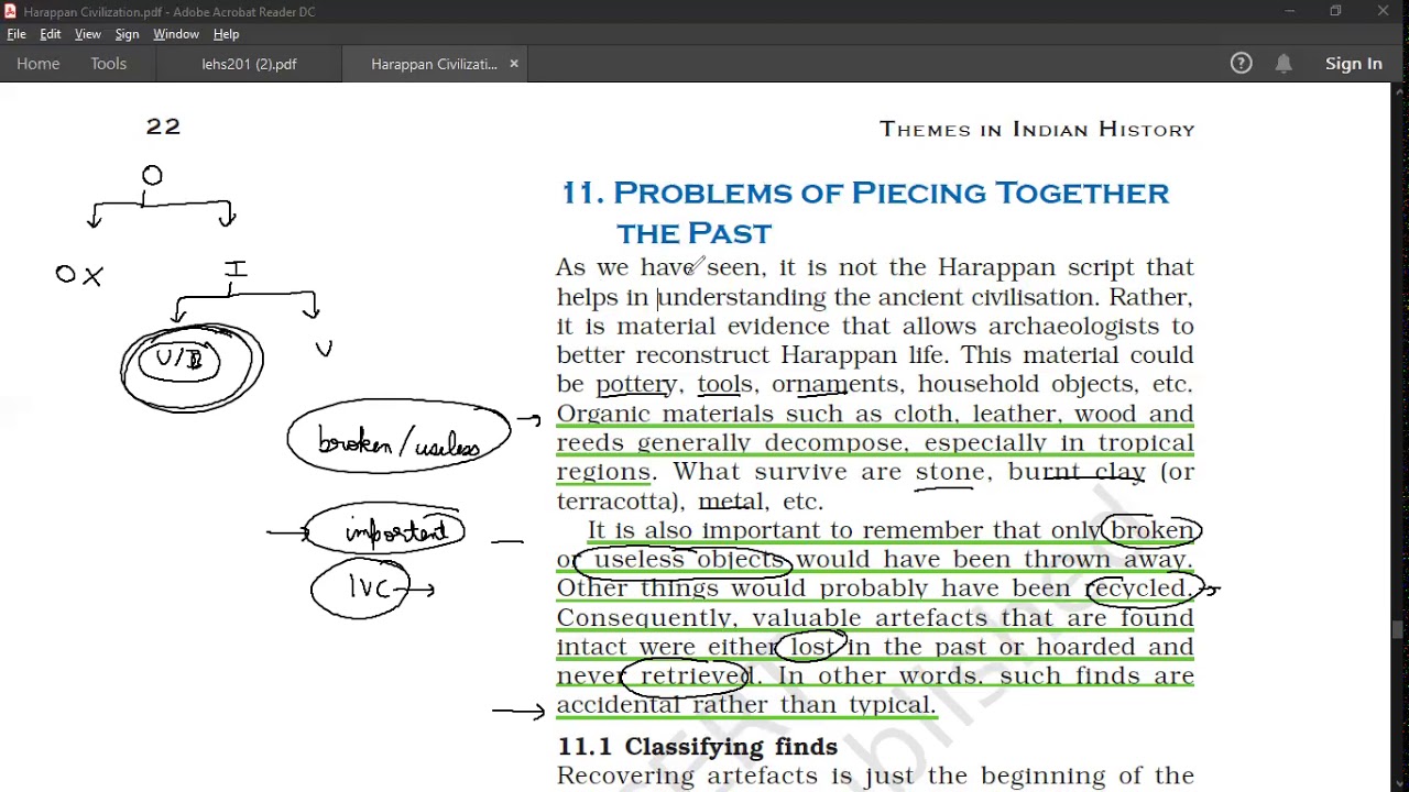 Problems of Piecing Together The Past | Part 10 | Bead, Bricks and Bones | class 12 History NCERT