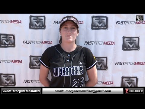 2022 Morgan McMillan Athletic Lefty Outfielder & First Base Softball Skills Video - Firecrackers