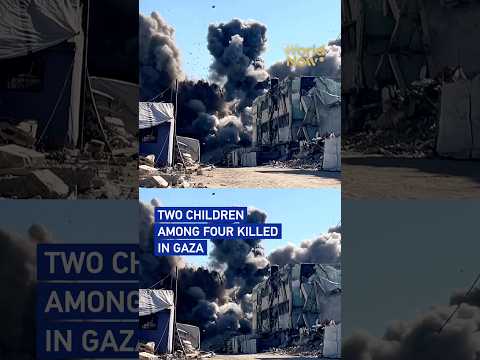 Two children among four killed in Gaza #worldnow