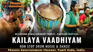Kabalishwarar temple | kailaya vadhiyam #drummusic | #dance | 5.4.25 | #phoenixentertainmentchennai