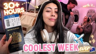 travelling 30+ hours for the coolest week ever