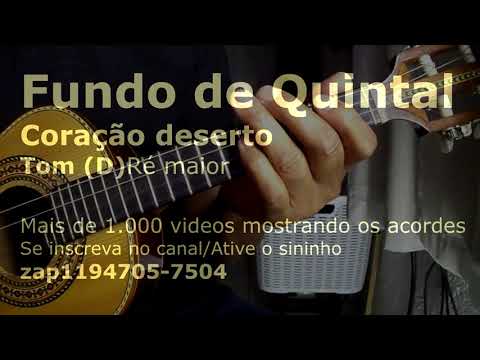 Coração deserto - Fundo de Quintal