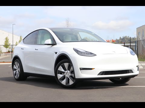 2021 Tesla Model Y Standard Range Walk Around and Info