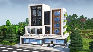 ⛏️我的世界 | 如何建造現代別墅（Minecraft）