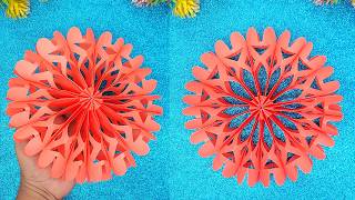 Festive 3D Paper Snowflakes | Easy Cutting Step-by-Step | Fast 3D Paper Snowflake DIY