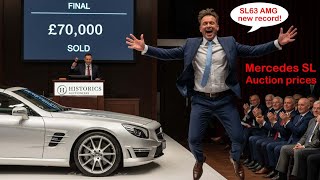 Aukcja Mercedesów SL: R107, Pagody i inne klasyki (Brooklands)