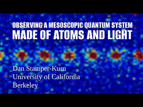 Observing a mesoscopic quantum system made of ultra cold ...