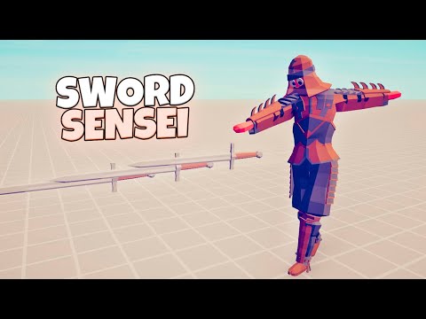 SWORD SENSEI vs EVERY FACTION | TABS Totally Accurate Battle Simulator Gameplay