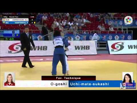 Judo 2014 Grand Prix Budapest: Csernoviczki (HUN) - Damyanova (BUL) [-48kg]