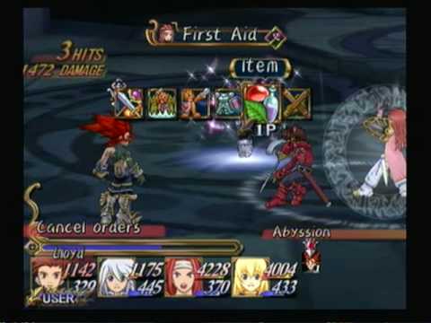 Tales of Symphonia  Extra Boss #5 vs Abyssion Part 1