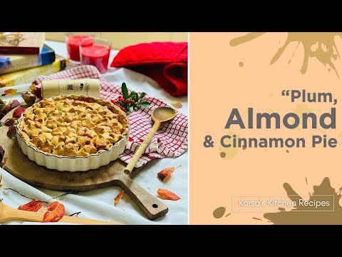 Plum, Almond and Cinnamon Pie- The perfect addition to your festive menu