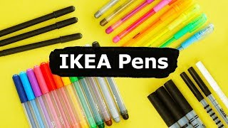 I Tried Every Pen From IKEA | Sea Lemon