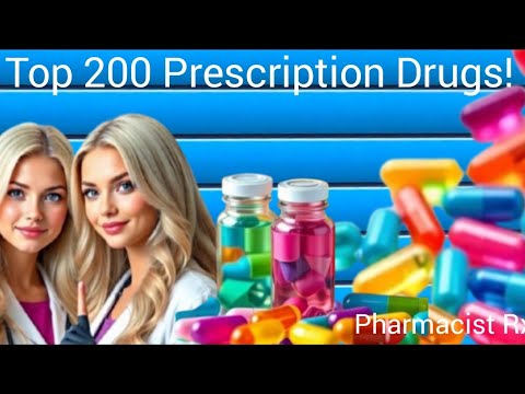 Top 200 Drugs Pharmacy Flashcards with Audio l Updated 2025