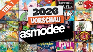 Asmodee Neuheiten 2026 im Check: 85 neue Brettspiele unter der Lupe - Teil 1