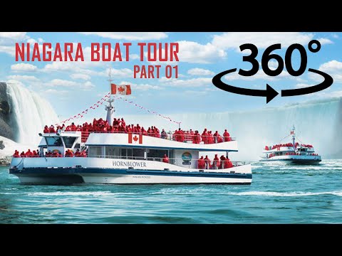 Niagara Falls Hornblower Cruises Tour: 360° VR Video (Full HD)