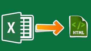 How to convert an Excel 2016 file to HTML table