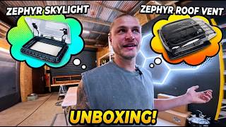 UNBOXING Zephyr Roof Vent & Skylight: Better Than The Maxxair Fan & Dometic Heki?
