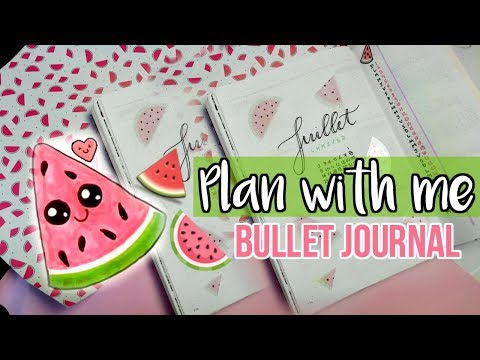 ♡ PLAN WITH ME JUILLET 2018 🍉 !! FrenchieDreams