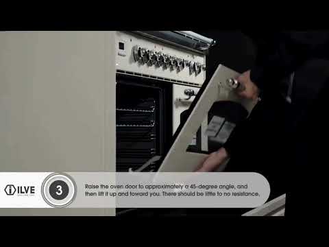 How to Remove and Install an Oven Door on the ILVE Nostalgie Range