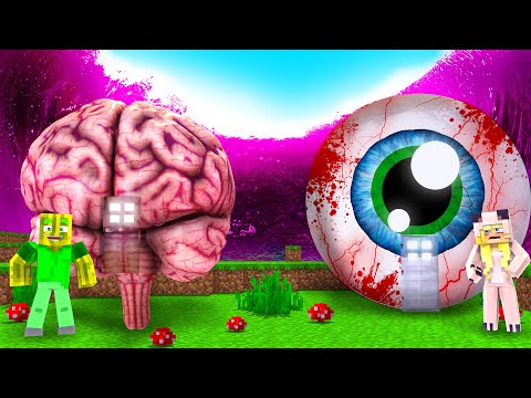 GEHIRN HAUS vs. AUGE HAUS?! - Minecraft TSUNAMI
