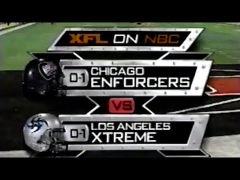 XFL 2001 - Week 2, Game 1 - Chicago Enforcers at Los Angeles Xtreme