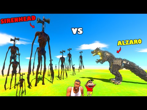 SIRENHEAD vs CHOP and SHINCHAN with GHOST COMMUNITY in Animal Revolt Simulator | ARBS AVENGERS