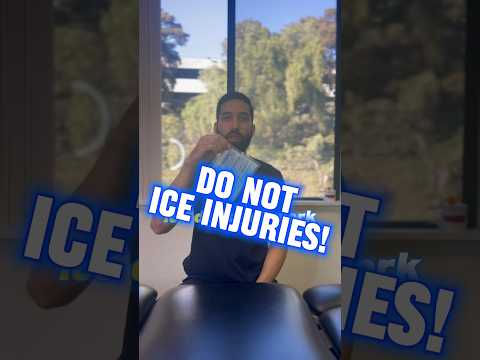 Warning Don’t Use Ice For Injuries‼️ Debunking the Myths around the RICE Method 🥶
