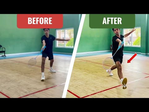 Fast footwork tip 💡#badminton