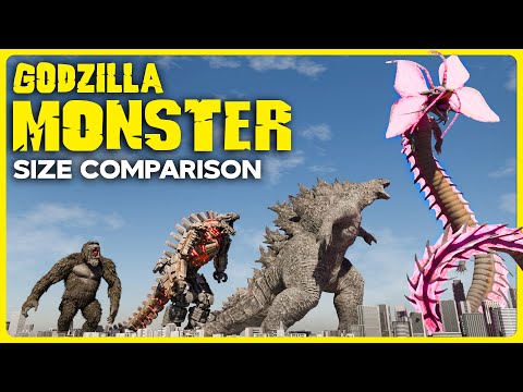 GODZILLA MONSTER Size Comparison 🤯| First Person View