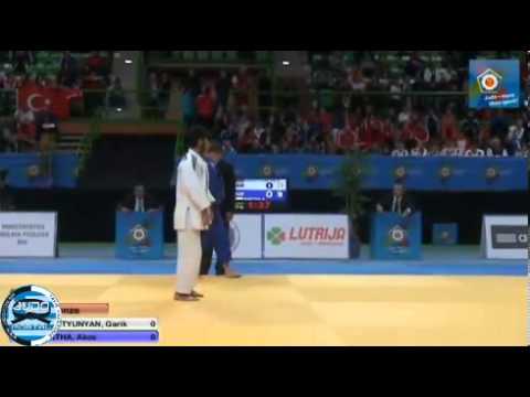 European Judo Championships Juniors Sarajevo 2013 Bronze -55kg HARUTYUNYAN (ARM) - BARTHA Akos (HUN)