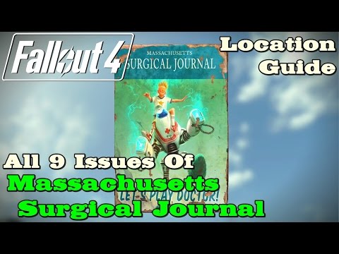 Fallout 4 ★ All 9 "Massachusetts Surgical Journal" Magazines [Location Guide]
