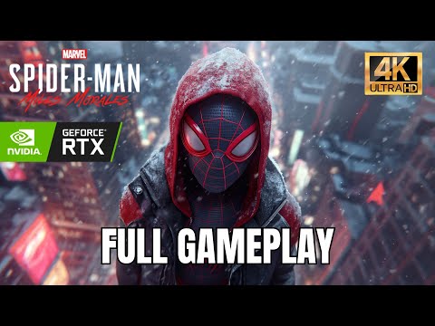 SPIDERMAN: MILES MORALES FULL GAMEPLAY - WALKTHROUGH NO COMMENTARY [4K 60FPS]