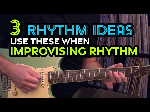 3 Easy Rhythm Guitar Ideas - Improvise Rhythm - Blues Rhythm Guitar - Lesson EP475