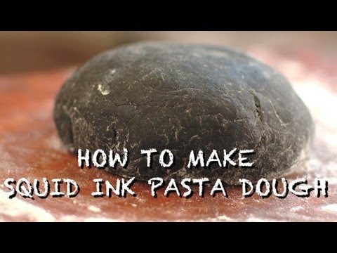 How to Make Squid Ink Pasta Dough