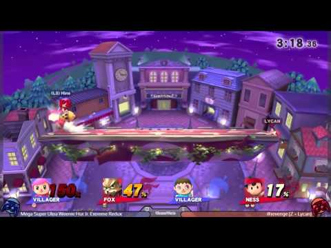 Smash WiiU - TBZsum2015e3 - Doubles - WF - Hino + Xero (Blue) vs Z + Lycan (Red)