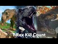 T Rex Kill Count In Jurassic Park World 1993 2021