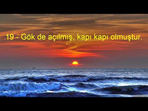 78 NEBE SURESİ VE MEALİ KABE İMAMI MAHİR HOCA