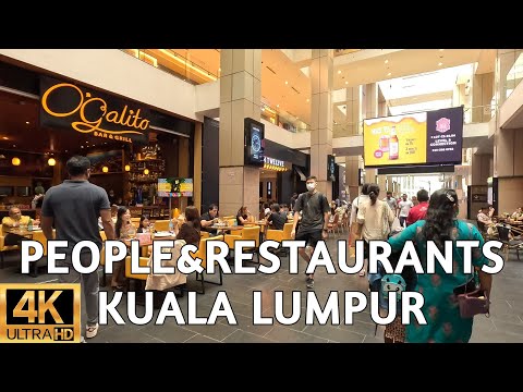 🇲🇾 Connection mall fancy restaurants Kuala Lumpur Malaysia 4K 🇲🇾