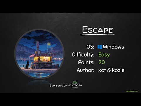Vulnlab | Escape - Escaping the Windows Kiosk, Encrypted Credentials & UAC
