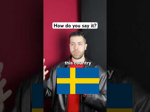 Sweden 🇸🇪 in different languages! #sweden #swedish #funny