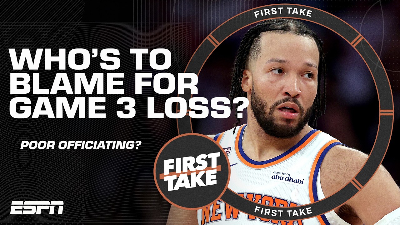 Stephen A. credits Knicks’ Game 3 loss to Jalen Brunson 😳 | First Take