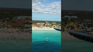Carnival Conquest Balcony Room with great views of Celebration Key when docked.  #carnival  #cruise